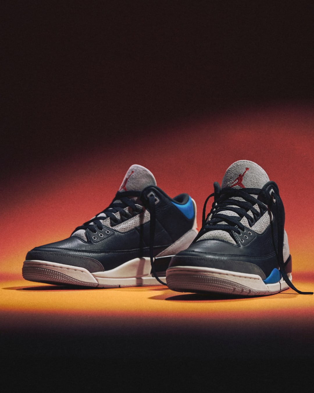 希少】NIKE JORDAN Retro 3 ショーツ ブラック×セメント柄 希少】NIKE